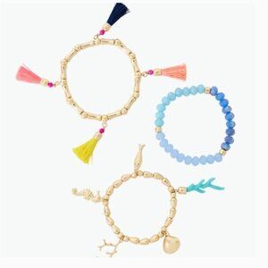 Lilly Pulitzer Island Calypso 3 Bracelet Set